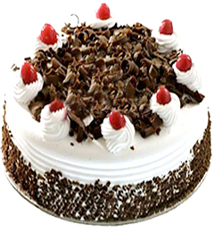 1Kg Fresh Black Forest Eggless Cake