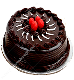 1Kg Chocolate Truffle Eggless Cake