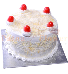 White Chocolate White Forest Cake