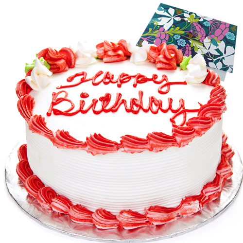 strawberry cake 500gms 