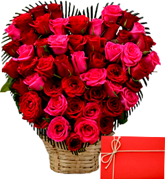 30 Roses Heart Shape Arrangement