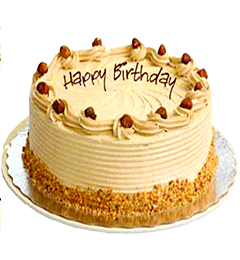 1Kg Butterscotch Magic Eggless Cake
