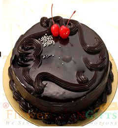 half kg chocolate truffle cake
