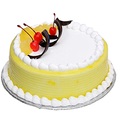 Half Kg Pineapple Pastry Cake
