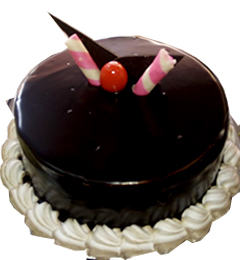 Half Kg dark chocolate truffle cake