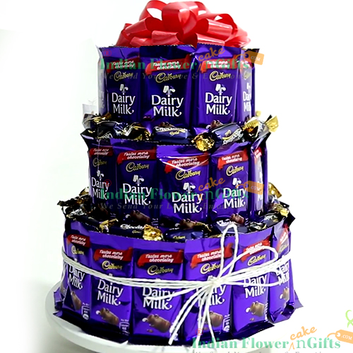 multi layer Layer Chocolaty Wishes