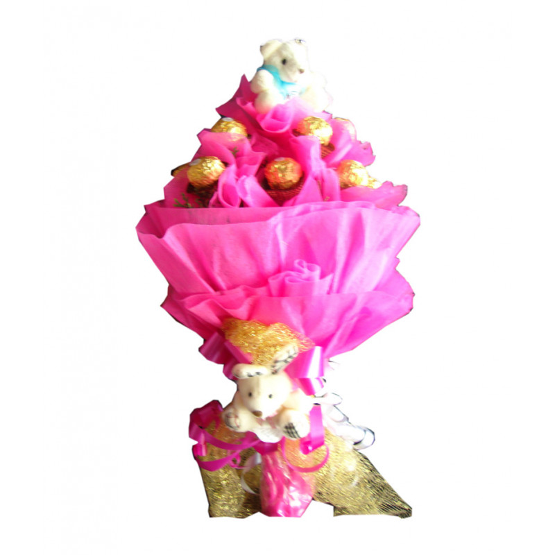 Teddy And Chocolate gift bouquet
