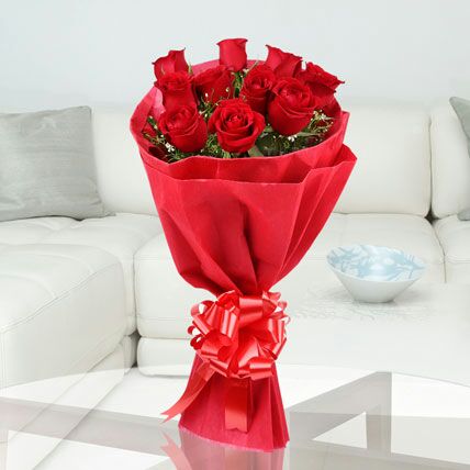 12 roses flower bouquet