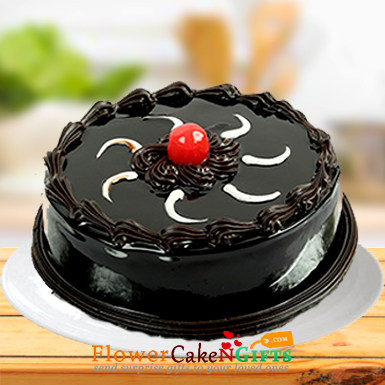 Half Kg Yummy Chocolate Truffle Cake