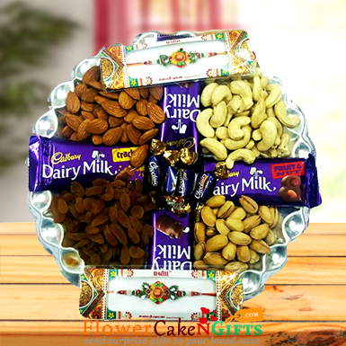 dry fruit gifts hamper for rakhi