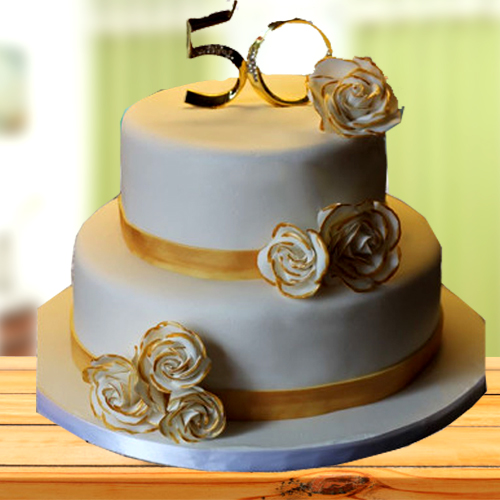 4kg Golden Jubilee Cake