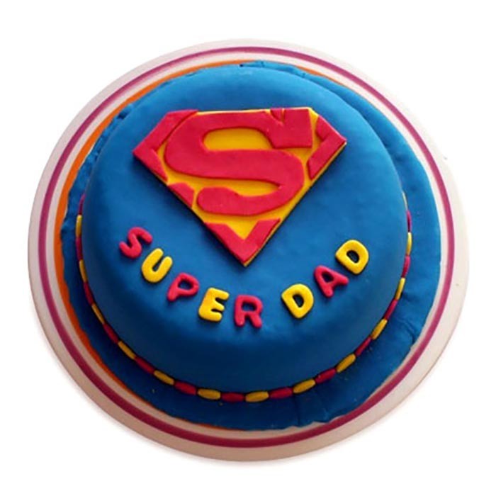 1kg Super Dad Designer Cake