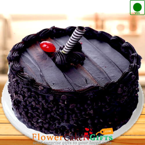 500gms Eggless Death By Chocolate truffle cake