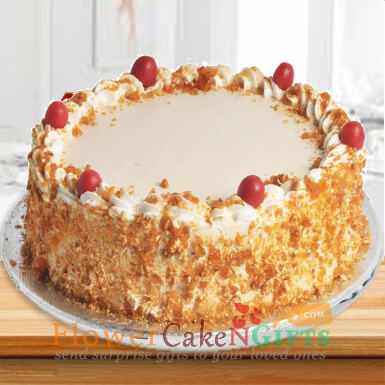 1Kg Butterscotch Eggless cake