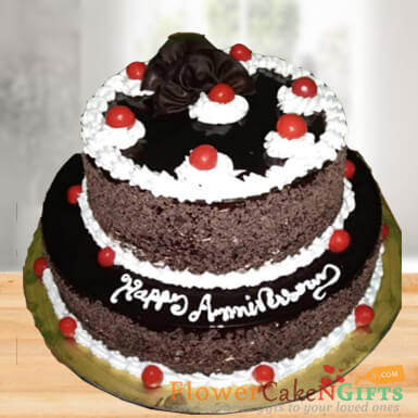 2 Tier Black Forest Cake 3 KG