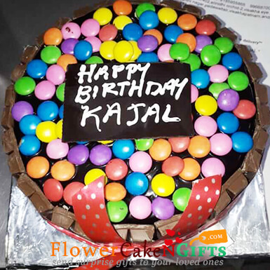 500gms KitKat Gems Chocolate Cake