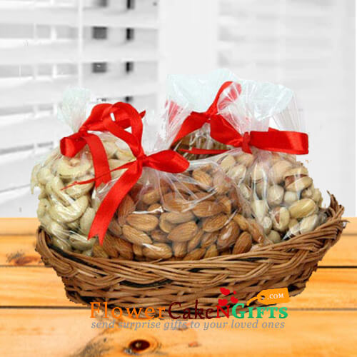 half kg dry fruit gift busket