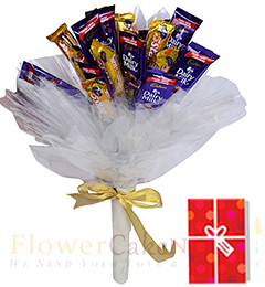 cadbury assorted chocolate bouquet