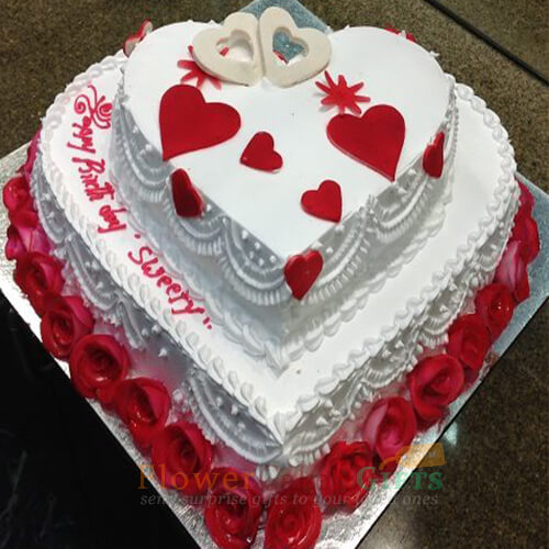 2 tier vanilla cake 5 kg