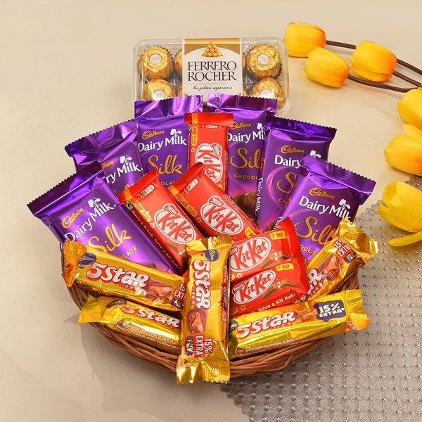 Basket Full of Chocolates