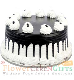 Half kg Choco Vanilla Cake