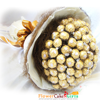 48 ferrero rocher chocolate bouquet