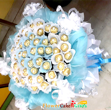 64 ferrero rocher chocolate bouquet
