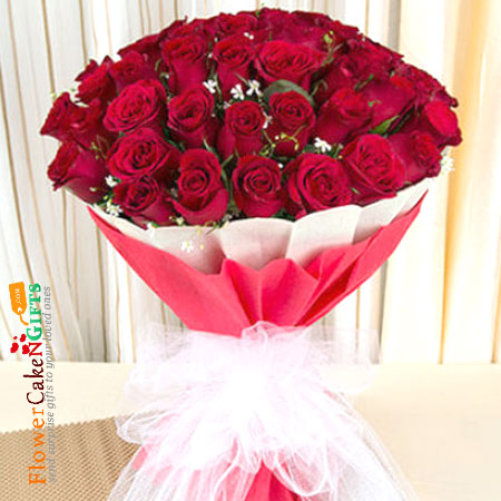 40 Red Roses Bouquet