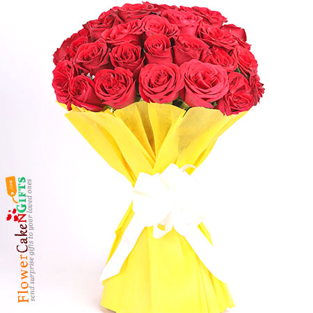 30 Red Roses Bouquet
