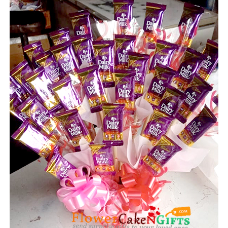 Dairy Milk Chocolates Bouquet