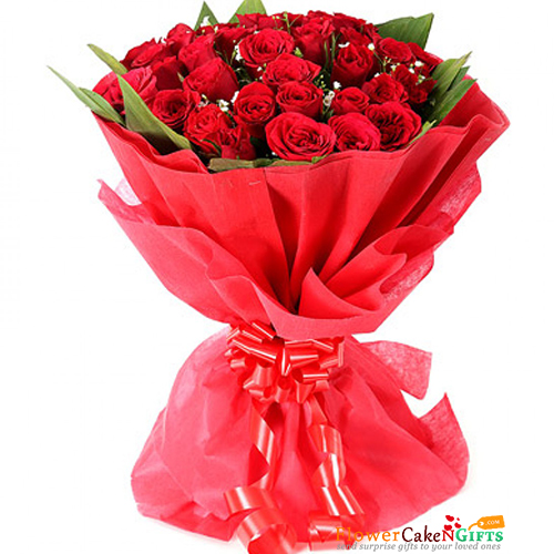 30 Red Roses Bouquet