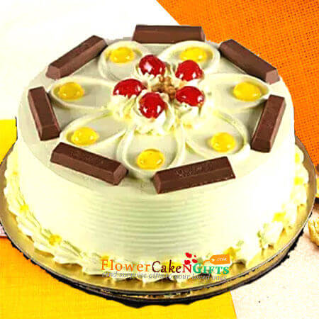 half kg kitkat butterscotch cake