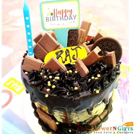 half kg intenso chocolate truffle cake
