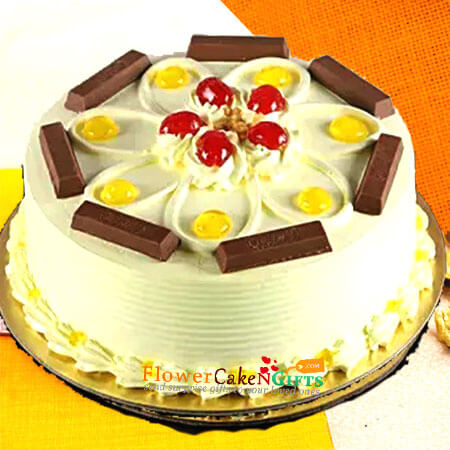 1Kg eggless Red Velvet Gems Cake