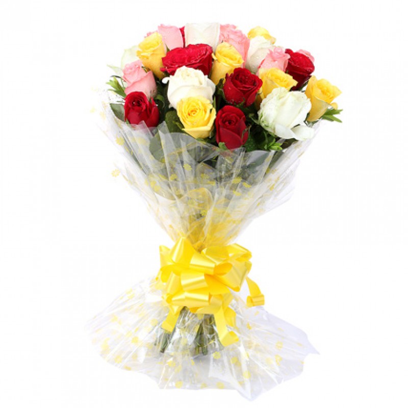15 Mix Roses Bunch