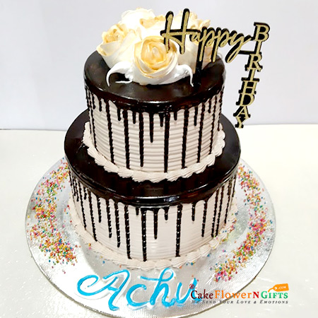 4 kg 2 tier chocolate cake