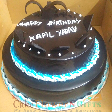 two tier choco-truffle cake 2 kg