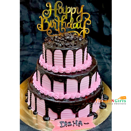 3 tier choco-truffle cake 5 kg