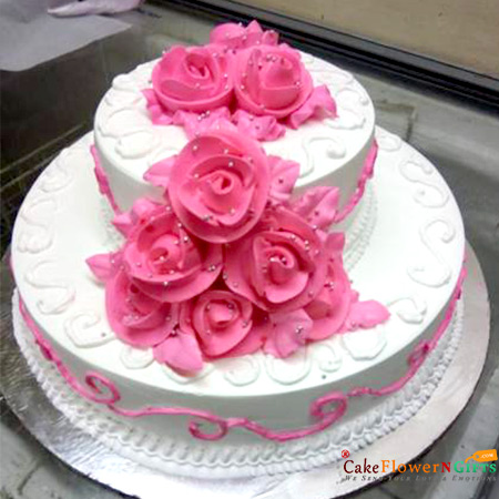 4kg 2 Tier vanilla Cake 217